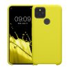 Etui Kwmobile do Google Pixel 5, żółte, silikonowe, KWM0000122K027C
