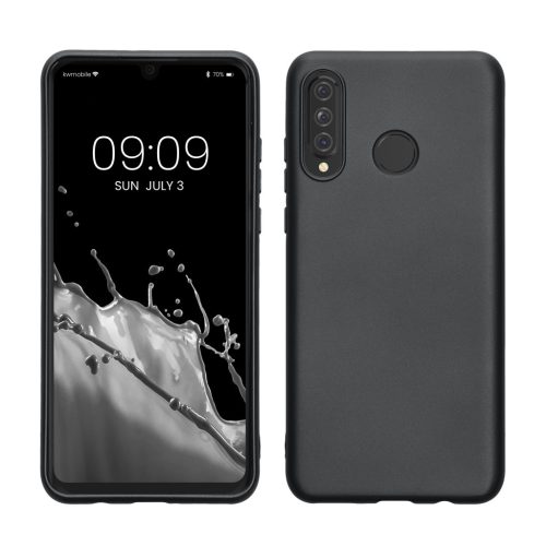 Etui Kwmobile do Huawei P30 Lite, szare, silikonowe, KWM000009NH055C