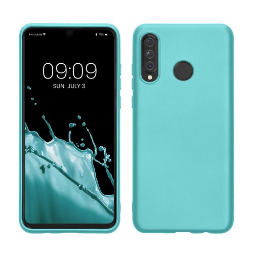 Etui Kwmobile do Huawei P30 Lite, jasnozielone, silikonowe, KWM000009NH056C