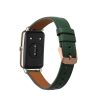 Pasek Kwmobile do zegarka Huawei Watch Fit mini, zielony/brązowy, skóra naturalna, KWM0000174K006C