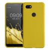 Etui Kwmobile do Google Pixel 3a XL, żółte, silikonowe, KWM0000118J005C