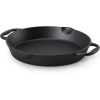 Patelnia z żeliwa Navaris do kuchenki / piekarnika / grilla - 30,6 cm - czarna, NAV0000100Q004C