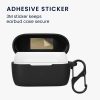 Etui na słuchawki Kwmobile do Jabra Elite 4, czarne, silikonowe, KWM000024SI001C