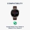 Zestaw 2 pasków Kwmobile do zegarka Huawei 4/Watch 4 Pro/Watch 3, czarny/ciemnoniebieski, silikon, KWM000024SW001C