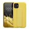 Etui Kwmobile do Apple iPhone 11, żółte, silikonowe, KWM000015WC008C