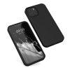 Etui Kwmobile do Apple iPhone 13 Mini, czarne, silikonowe, KWM000013OU053C