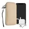 Uniwersalne etui na telefon Kwmobile, rozmiar L - 6,5 cala, kremowy, neopren, KWM0000099O161C