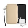 Uniwersalne etui na telefon Kwmobile, rozmiar L - 6,5 cala, kremowy, neopren, KWM0000099O161C