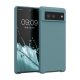 Etui Kwmobile do Google Pixel 6, Ciemnozielone, Silikon, KWM000013EZ058C