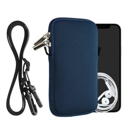 Uniwersalne etui na telefon Kwmobile, rozmiar L - 6,5 cala, niebieskie, neopren, KWM000016AI050C