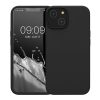 Etui Kwmobile do Apple iPhone 14, czarne, silikonowe, KWM000016NI029C