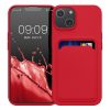 Etui Kwmobile do Apple iPhone 14, czerwone, silikonowe, KWM000016OX008C