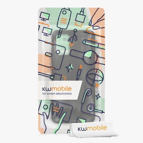 Etui Kwmobile do Nokia G42 5G, czarne, silikonowe, KWM000021KN001C