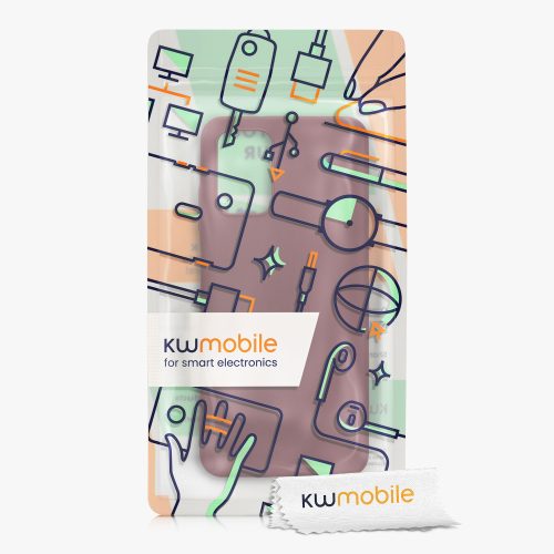 Etui Kwmobile do Nokii G42 5G, Burgundowe, Silikonowe, KWM000021KN003C