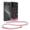 Etui Kwmobile do Motoroli Moto G14, przezroczyste/różowe, silikonowe, KWM000022NB001C