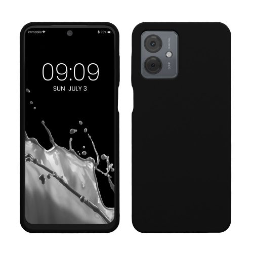 Etui Kwmobile do Motoroli Moto G14, czarne, silikonowe, KWM000022ND001C
