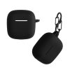 Etui na słuchawki Kwmobile do Huawei Freebuds SE 2, czarne, silikonowe, KWM000024TO001C