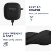 Etui na słuchawki Kwmobile do Huawei Freebuds SE 2, czarne, silikonowe, KWM000024TO001C