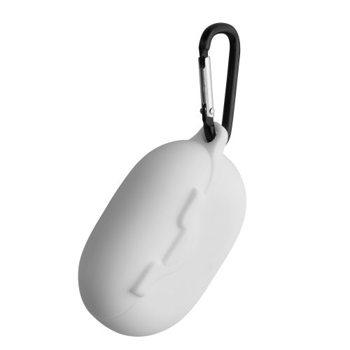 Etui na słuchawki Kwmobile do słuchawek Beats Studio Buds, białe, silikonowe, KWM000024TR002C