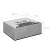 Pokrowiec Kwmobile do drukarki HP Deskjet 4155e/Deskjet 4120e, Szary/Czarny, Plastik, KWM000024TV001C