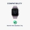 Zestaw 2 folii ochronnych Kwmobile do Garmin Venu Sq 2 Music, przezroczysty/czarny, polimer, KWM000024UU001C