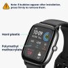 Zestaw 2 folii ochronnych Kwmobile do Amazfit GTS 2 Mini, przezroczysty/czarny, polimer, KWM000024VG001C