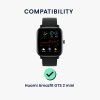 Zestaw 2 folii ochronnych Kwmobile do Amazfit GTS 2 Mini, przezroczysty/czarny, polimer, KWM000024VG001C