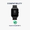 Zestaw 2 folii ochronnych Kwmobile do Amazfit Bip 3, przezroczysty/czarny, polimer, KWM000024VH001C