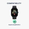 Zestaw 2 folii ochronnych Kwmobile do Amazfit GTS 3, przezroczysty/czarny, polimer, KWM000024VK001C