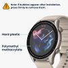 Zestaw 2 folii ochronnych Kwmobile do Amazfit GTR 3, przezroczysty/czarny, polimer, KWM000024VM001C
