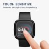 Zestaw 2 folii ochronnych Kwmobile do Fitbit Versa 4/Sense 2, przezroczysty/czarny, polimer, KWM000024WK001C