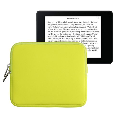 Kwmobile Uniwersalny pokrowiec na 7-calowy czytnik e-booków, zielony, neopren, KWM0000151W009C