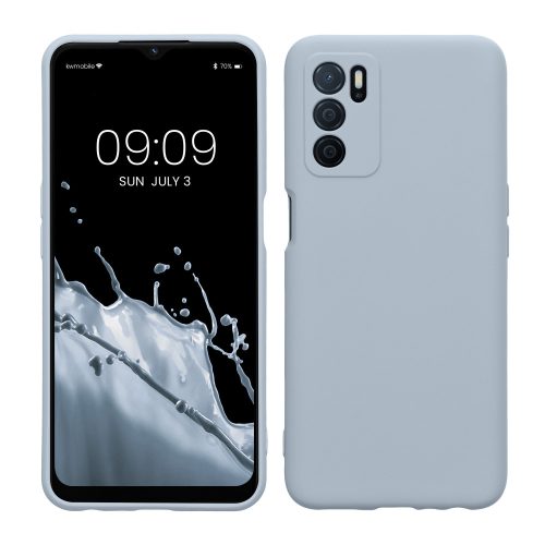 Etui Kwmobile do OPPO A16/A16s/A54s, jasnoniebieski, silikon, KWM0000157V017C