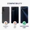 Etui Kwmobile do OPPO A16/A16s/A54s, fioletowe, silikonowe, KWM0000157V018C