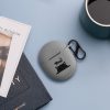 Etui na słuchawki Kwmobile do Google Pixel Buds Pro, szary/czarny, silikon, KWM000017PM002C