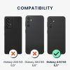 Etui Kwmobile do Samsung Galaxy A34 5G, Ciemnozielony, Silikon, KWM0000191B004C