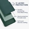 Etui Kwmobile do Google Pixel 7a, zielone, silikonowe, KWM000019YE024C