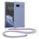Etui Kwmobile ze smyczą do Google Pixel 7a, niebieskie, silikonowe, KWM000019YH005C