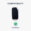 Etui na kluczyk samochodowy Kwmobile do Kia 3 przyciski - inteligentny klucz, wielokolorowy, cynk, KWM000024XM001C