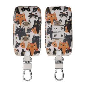   Etui na kluczyk samochodowy Kwmobile na 4 przyciski Renault - Smart Key, wielokolorowy, skóra ekologiczna, KWM000008UA045C