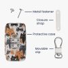 Etui na kluczyk samochodowy Kwmobile na 4 przyciski Renault - Smart Key, wielokolorowy, skóra ekologiczna, KWM000008UA045C