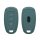 Kwmobile Osłona kluczyka do samochodu Hyundai 3 przyciski - Keyless Go, ciemnozielona, silikon, KWM000009FX002C