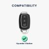 Kwmobile Osłona kluczyka do samochodu Hyundai 3 przyciski - Keyless Go, ciemnozielona, silikon, KWM000009FX002C