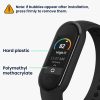 Zestaw 2 folii ochronnych Kwmobile do Xiaomi Mi Band 8, przezroczysty/czarny, polimerowy, KWM000024XX001C