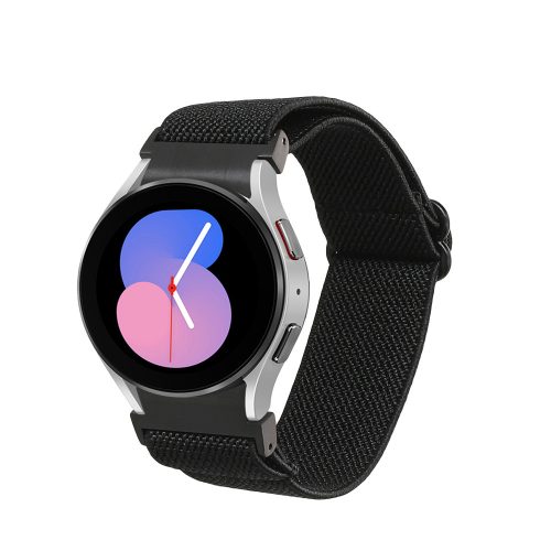 Pasek Kwmobile do zegarka Samsung Galaxy 5/Galaxy Watch 5 Pro/Galaxy Watch 4, czarny, nylon, KWM000024XZ001C