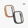 Zestaw 2 etui Kwmobile do zegarka Xiaomi Redmi 3 Active, czarny/różowy, silikon, KWM000024YF002C