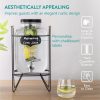 Dozator bauturi Navaris, 5L, robinet inox, cu infuzor fructe si tub de gheata, NAV0000111P003C