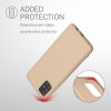 Etui Kwmobile do Samsunga Galaxy A51, kremowe, silikonowe, KWM000010YZ046C
