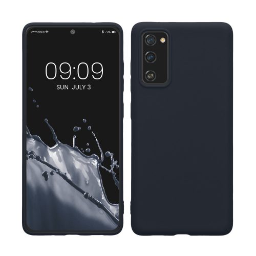 Etui Kwmobile do Samsunga Galaxy S20 FE, Granatowy, Silikon, KWM0000121L059C