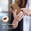Etui Kwmobile do Samsunga Galaxy A54 5G, kremowe, silikonowe, KWM000018FR027C